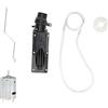 HERCHR Pompa per Barche RC, Elica Spray per Pompa a Getto d'Acqua a Motore RC 380 per Accessori Modello di Barca Telecomandati per Modello di Barca RC(Nero)