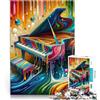AITEXI Puzzle 2000 pezzi per adolescenti Pianoforte colorato Giocattoli educativi per l'apprendimento Giochi per famiglie grande regalo 70x100cm