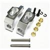 EPTNNASO H-P-I BULLET3.0 MT ST KEN BLOCK WR8 FLUX Upgrade Parts Aluminum Alloy Front C HUB Carriers-1PR SET For 101209 Silver