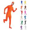 Generico Costume per Cosplay Zentai, Tuta Intera per Adulti, Tuta Integrale Unisex, per Feste, Halloween, Natale, a Maniche Lunghe, Body per Halloween Borat, per Fotografia ed Effetti Speciali