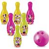Mondo Disney 28160.0 - Minnie Mouse Bowtique Set Palla Bowling con Birilli