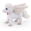 Trudi 52440 Piccolo Pegaso di peluche, 10 cm, taglia XXS, materiale morbido e dettagli curati, lavabile, per bambini e neonati, bianco, circa 6 x 10 x 12 cm