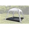 BERGER | Fondo Per Gazebo Pieghevole Berger Air Con Pareti Rialzate, Gonfiabile, Gazebo Richiudibile Ideale Per Gazebi Per Esterno, Resistente E Facile Da Montare, 280 x 280 x 10 cm, Nero