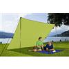 BERGER | Tenda Sole Spiaggia Portatile 3x4 Metri - Telo Ombra Protezione UV UPF 50+, Impermeabile per Mare, Picnic, Pesca e Campeggio, Tendalino da Spiaggia con Corde e Pali - Tarp Verde