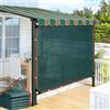 CAQXAQP Rete Ombreggiante Rettangolare 0.5mx1m - Telo Ombreggiante per Giardino e Terrazza, Schermo Solare Resistente Ai Raggi UV- per Patio, Balcone e Protezione Piante