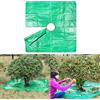 Hosrivae Tappetino per potatura di alberi e arbusti da giardino con fori da 30,5 cm, tela cerata resistente per raccogliere foglie, con fibbie angolari, riutilizzabile e resistente all'acqua