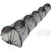 Générique Tunnel da giardino con rete, archi, sardine, protegge i parassiti, sottili maglie, 300 x 45 x 45 cm, maglia fine anti-insetto, traspirante rete anti insetto orto, adatto per fattorie, giardini