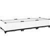 vidaXL Fioriera Rialzata 120x40x23 cm in Polipropilene