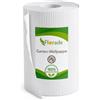 Florade Vello anti-erbacce biodegradabile in cartone ondulato 1x100 m - Telo per giardino per pacciamatura - privo di plastica e permeabile all'acqua - Vello pacciamante per aiuole, coltivazione di