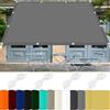 GOUSAILS Telo Copertura Pergolato 2.5 x 3.5 m 98% Protezione UV Tenda Parasole Rettangolare con Fune per Esterno Giardino Terrazza, Grigio Chiaro