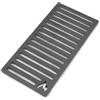 Grillrost.com Das Original Griglia per stufe 15x31cm in Acciaio Massiccio - più Resistente delle Griglie in ghisa - per stufe e caminetti