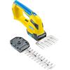 GLORIA FineCut - Forbici per erba e arbusti compatte 18 V, lama per erba XL da 14 cm e coltello per arbusti da 20 cm, senza attrezzi, compatibile con batterie Bosch 18 V Power for All