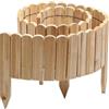 Gartenwelt Riegelsberger Bordo per Bordatura Naturale, Lunghezza 203 cm, Altezza del Recinto 20 cm, Recinzione in Legno, Bordo per Prato, Legno di Abete