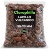 CLOROPHILLA Lapillo Vulcanico 30-70 mm | Granulometria Grossa per Drenaggio e Pacciamatura | Ideale per Vasi Grandi, Giardino e Aiuole | Naturale, Inerte, Senza Polvere | Clorophilla (10 Litri)