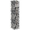 vidaXL Rubinetto Gabion 4 pz Argento 25 x 25 x 100 cm Acciaio zincato