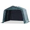 vidaXL Tendone Bestiame Rimovibile PVC 550 g/m² 3,3x3,2 m Verde Scuro