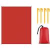 FANSU Coperta Picnic Impermeabile, 200x200Anti Sabbia Telo Mare Grande, Portatile Telo Picnic Telo Mare Grande per Spiaggia,Campeggio,l'Escursionismo,Viaggi (150x200cm,Rosso)