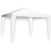 Briconess.com Gazebo 3x4 mt con Struttura in Acciaio e Copertura in Polipropilene Bianco per fiere e mercatini