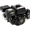 Legwfdthy Motore a benzina e avviamento a 4 tempi, industriale, da terra, elettrico start, go, kart gas, potere, piccolo stazionario, nero