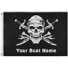 CHIFIGNO Bandiera personalizzata della barca 2x3 Ft Bandiera pirata Bandiere esterne con occhielli Doppio anello, Regali personalizzati Casa Prato Banner Decorazione della parete della casa