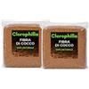 CLOROPHILLA Fibra di Cocco Pressata in Mattone - Substrato Naturale Espandibile con Acqua - Si Espande fino a 50-60 Litri - Ideale per Rinvasi, Orto, Semine e Piante da Interno (2 BALLETTE)