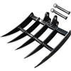 Generic Mini escavatore idraulico inclinabile, 0,8-2 tonnellate di larghezza rastrello per micro scavatori, foro perno 25 mm e portata 90 mm