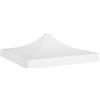 YITHOPI Tetto per Tendone,teli ombreggianti gazebo terrazzo esterno Robusto e durevole Adatto per esterni, campeggio, giardino, terrazza per Feste 2x2 m Bianco 270 g/m²