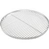 HeRo24 Griglia di cottura 50 cm in acciaio inox barbecue girevole treppiede con anello 3 fori per tritare esterno da appendere