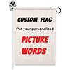 CUDIYST Bandiere decorative personalizzate su entrambi i lati, brand per progettare la tua immagine/testo, bandiere da cortile esterne per prato patio giardino product_type