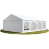 TOOLPORT 6x8 mTendone per feste PREMIUM PVC bianco 100% impermeabile Gazebo da giardino Tendone da esterno Tenda party