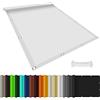 GOUBAN Tenda a Vela Quadrata 180 x 300 cm Tenda da Sole per Esterno, Rettangolare Impermeabile con Occhielli, Protección Rayos UV 98%, per Giardino Terrazzo e Campeggio, Bianco