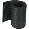 Generico Rotolo Protezione in Rattan per Recinzione Esterna - Strisce Resistenti alle Intemperie per Recinzioni, Balconi e Terrazze - Facili da Installare 255 cm x 19 cm (Nero)