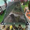 Zlovne Rete Ombreggiante Rettangolare in Tessuto Ombreggiante,Rete Parasole con Protezione UV al 40%,Telone Ombreggiante Traspirante,Tenda da Sole per Giardino Pianta,Fiori,Nero (3.5x4m)