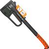 IMJ-Global - Ascia Spaccalegna Professionale Testa da 1570g Grandezza 72 cm, Accetta Spaccalegna con Impugnatura THERMOPLASTIC Sagomata in Fibra di Vetro in Gomma Antiscivolo, Custodia Inclusa