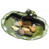 Altuna Smart Solar 22300M01, Fontana Ornamentale da Giardino con Rana, Colore: Verde