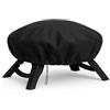 MJFSGYO Copertura per griglia Napoleon TravelQ serie PRO285 e 285 e Weber Q1200, resistente e impermeabile, in tessuto Oxford 600D resistente alle intemperie, per accessori Napoleon Grill (nero)