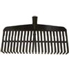 CRISCUOLO Brico Store Rastrello foglie giardino , Rastrello 22 denti , Scopa da giardino in Plastica Abs , senza manico (nero)