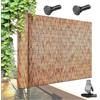 Generic Canniccio Bambu per Esterno Lungo da 80cm A 1500cm Naturale in Canna di Bamboo Stuoia bambù Recinzione per All'aperto, Vecchio Recinto, Patio, Giardini Balconi
