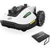 MAMMOTION YUKA mini 2 1000 Robot Rasaerba senza Cavo Perimetrale, Consigliato per 1000m², LiDAR a 360° + Visione AI, Riconoscimento di oltre 300 Ostacoli, DropMow, Altezza di Taglio 20-60mm