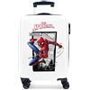Marvel Spiderman Action, Maleta De Cabina Rígida 55cm Niños, Azul (Blue), 37x55x20 Cms