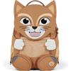 Affenzahn Amico Grande Zaino per l'asilo per bambini da 3 a 5 anni asilo a tempo pieno divertente funzionale volume 8 L Gatto - Beige
