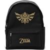 ABYSTYLE ZELDA Hylian - Zaino ufficiale Nintendo - Design Emblematico - Finitura dorata - Formato 40 cm