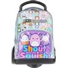 Shout Squishy | Zaino Trolley Sganciabile da Scuola Elementare e Media per Bambini con Ruote in Gomma Zainetto da Bambino o Bambina - Trolley D-Touch