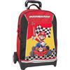 Franco Cosimo Panini Mario kart Zaino Scuola Organizzato Trolley Staccabile