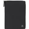 Mercedes-Benz Custodia originale da uomo, in nappa, 16 x 11,5 cm, colore: nero, Nero , Portafoglio RFID