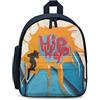 LafalPer Piccoli Zaini per Bambini Zaino Semplice con Stampa Graffiti hip hop Borsa da Scuola Carina Leggero per Asilo Elementare