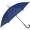 Palucart 1 ombrello salvagoccia che non bagna colore Blu con custodia in plastica tasto automatico blue navy