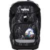 ergobag Prime Zaino Scolastico elementare per Bambini, Idrorepellente, ergonomico, 20 litro, 1100g Super ReflectBear - Nero