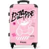 NoBoringSuitcases.com Valigia, Valigia Grande, Trolley Medio, Serratura TSA, Valigia Media, Valigia Media Rigida, Valigia 20 kg da Stiva, Valigia Grande 23 kg (67cm - 72L), (Orsetto di peluche - Rosa)
