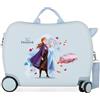 Disney Frozen Valigia 2 ruote multidirezionali, Bambine e ragazze, Blu, 50x39x20